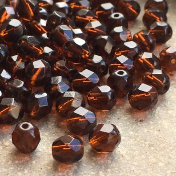 7MM FIRE POLISHED BEAD